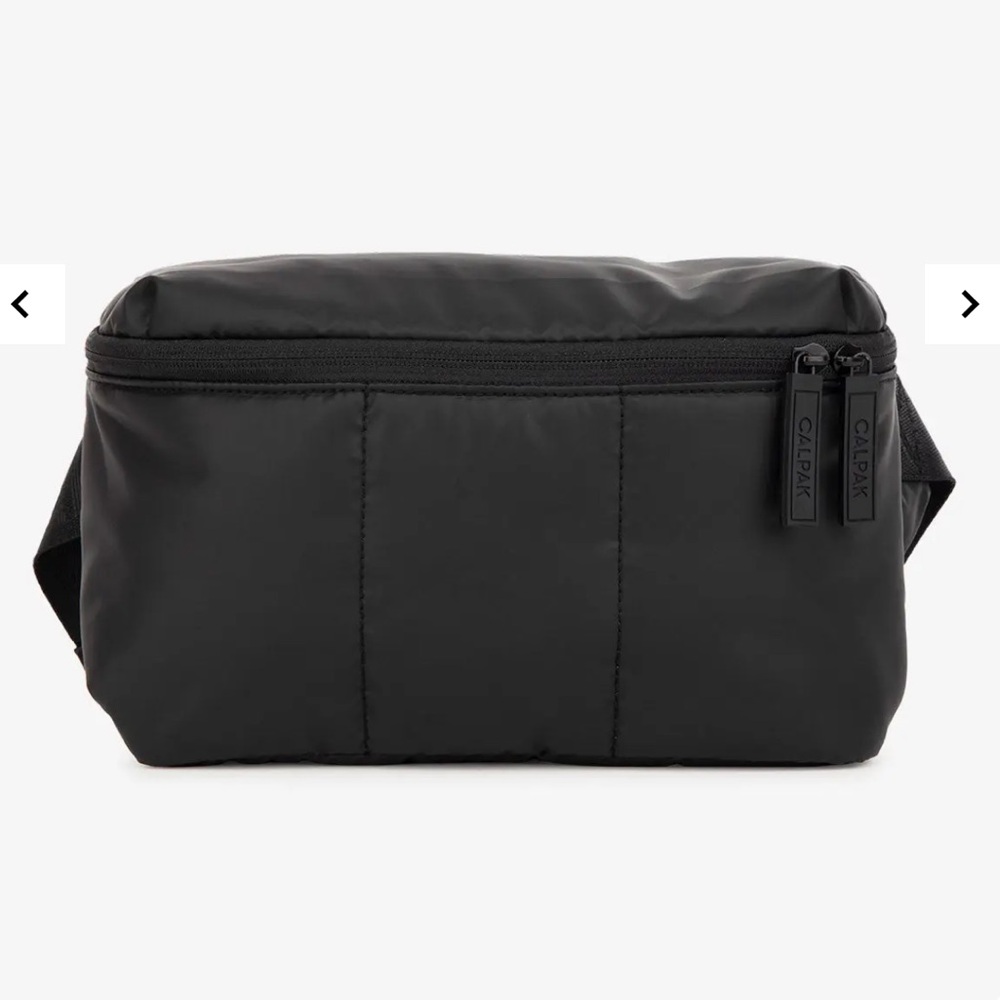 CALPAK Luka Matte Black Crossbody Belt Bag